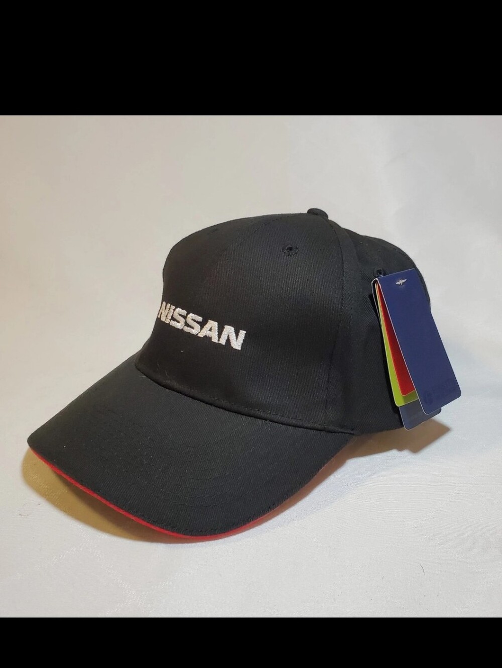 Official Nissan Automotive Hat Black Baseball Cap by Fersten Worldwide NWT